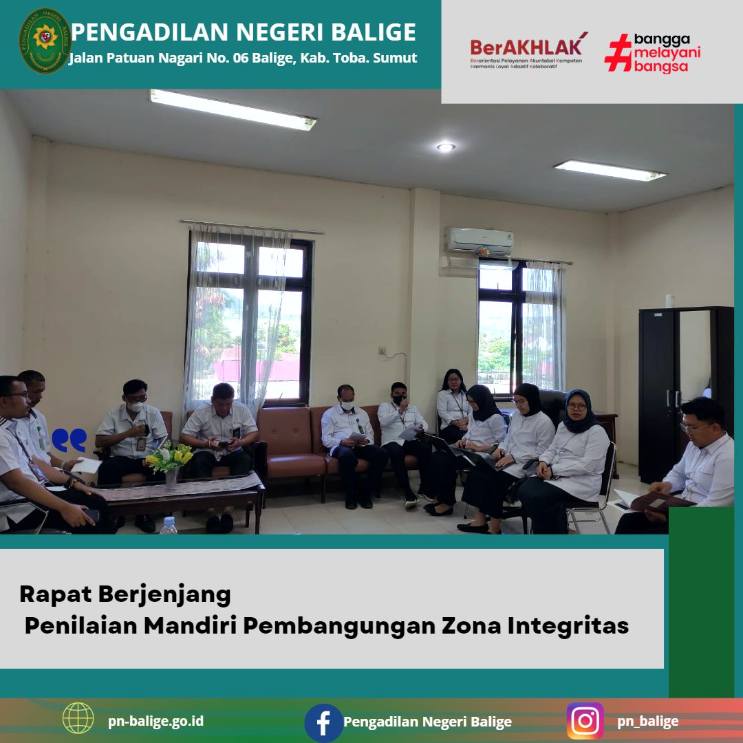 Rapat Berjenjang 13 Februari 2023